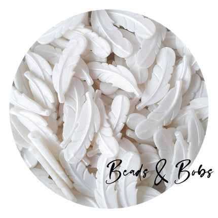 Silicone Feather Beads - 21 Colours