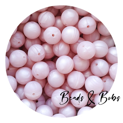 15mm Pearl & Metallic Colour Round Silicone Beads - 8 Colours