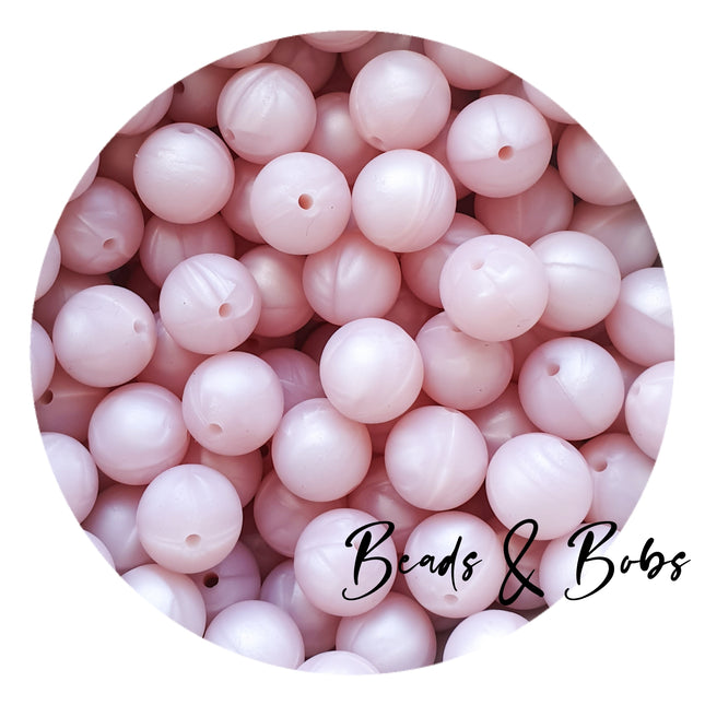 15mm Pearl & Metallic Colour Round Silicone Beads - 8 Colours