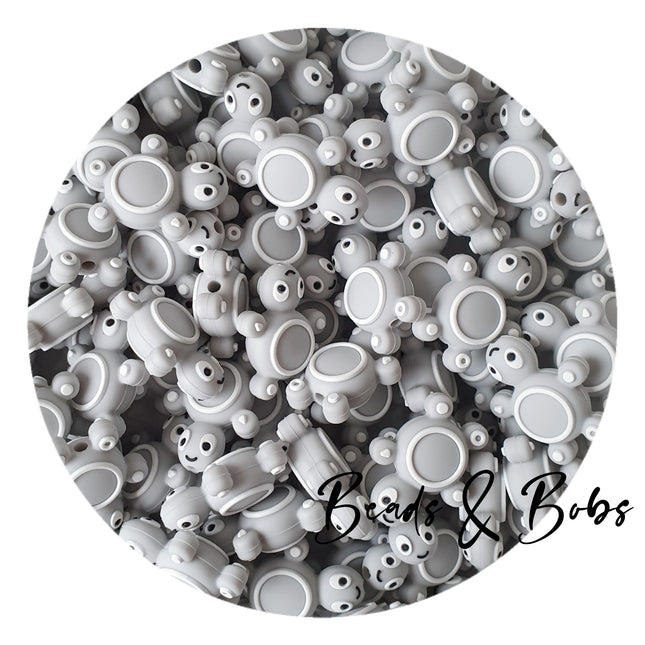 Silicone Turtle Beads - 3 Colours