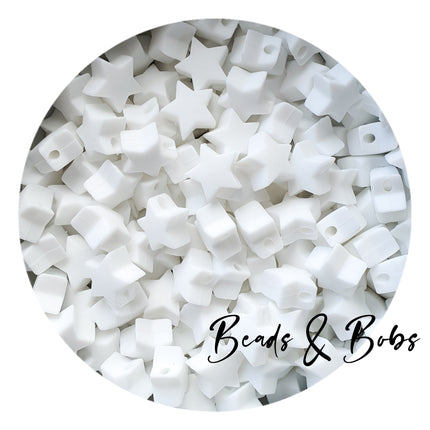 Silicone Mini Star Beads - 14 Colours