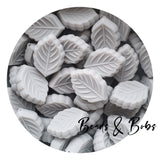 Silicone Birch Leaf Beads - 11 Colours