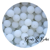 15mm Plain Colour Round Silicone Beads - 98 Colours