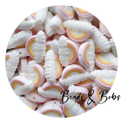Silicone Rainbow Beads - 2 Colours