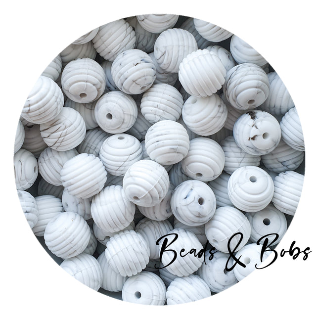 15mm SPIRAL Silicone Beads - 23 Colours