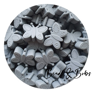 Silicone Butterfly Beads - 6 Colours