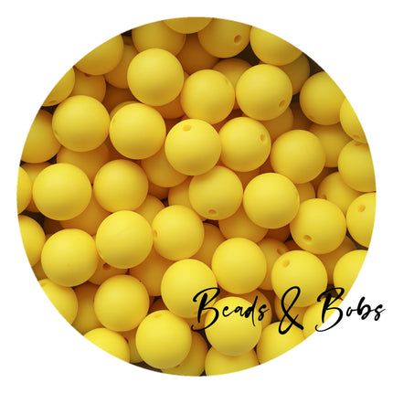 15mm Plain Colour Round Silicone Beads - 100 Colours