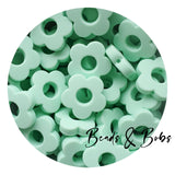 Silicone Flower Beads - 7 Colours