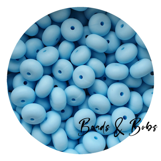 14mm Abacus Silicone Beads - 33 Colours
