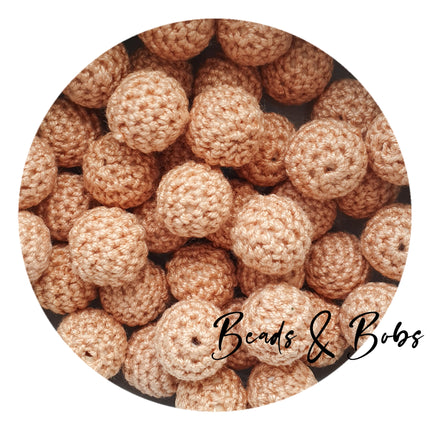 16mm Crochet Wooden Beads - 10 Colours