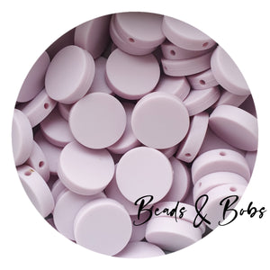 Silicone Coin Beads - 7 Colours