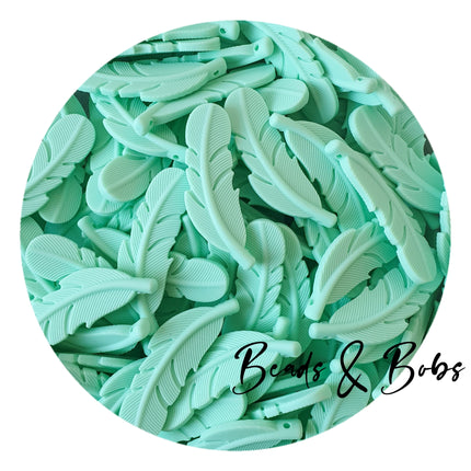 Silicone Feather Beads - 21 Colours