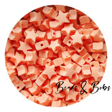 Silicone Small Star Beads - 13 Colours