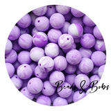 15mm Plain Colour Round Silicone Beads - 98 Colours