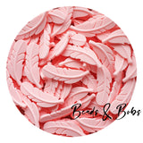 Silicone Feather Beads - 20 Colours