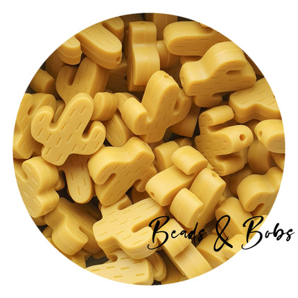 Silicone Cactus Beads - 11 Colours