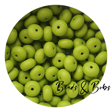 14mm Abacus Silicone Beads - 33 Colours