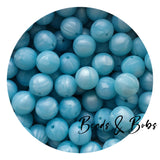 15mm Plain Colour Round Silicone Beads - 98 Colours