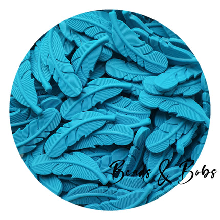 Silicone Feather Beads - 21 Colours