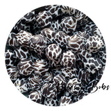 14mm Animal Print Hexagon Silicone Beads - 7 Colours