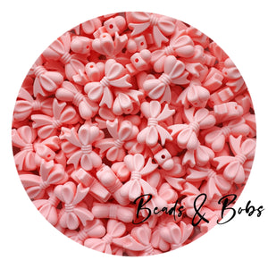Silicone Bow Beads - 9 Colours