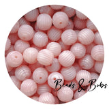 15mm SPIRAL Silicone Beads - 22 Colours