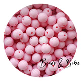 12mm Plain Colour Round Silicone Beads - 47 Colours