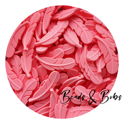 Silicone Feather Beads - 21 Colours