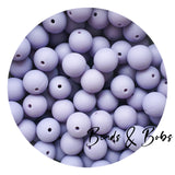 15mm Plain Colour Round Silicone Beads - 98 Colours