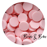 Silicone Coin Beads - 7 Colours