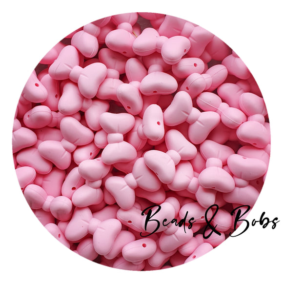 Silicone Thick Bow Beads