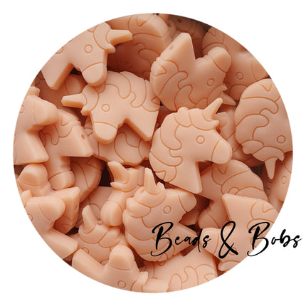 Silicone Unicorn Beads - 7 Colours