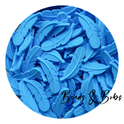 Silicone Feather Beads - 21 Colours