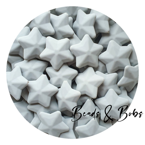 Silicone Chunky Star Beads