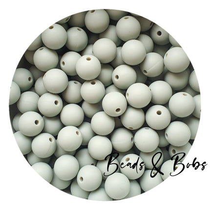 12mm Plain Colour Round Silicone Beads - 57 Colours