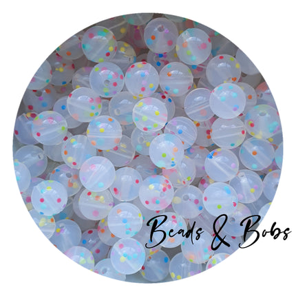 12mm Plain Colour Round Silicone Beads - 57 Colours