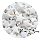 Silicone Large Star Beads - 9 Colours