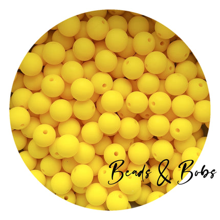 9mm Round Plain Colour Silicone Beads - 8 Colours