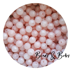 9mm Round Plain Colour Silicone Beads - 7 Colours