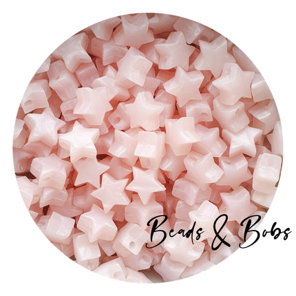 Silicone Mini Star Beads - 14 Colours