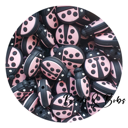 Silicone Ladybird Beads - 5 Colours