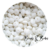 12mm Lentil Silicone Beads - 26 Colours