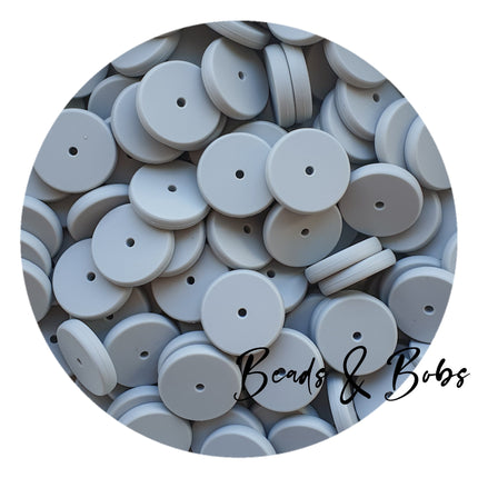 Silicone Disk Beads - 14 Colours