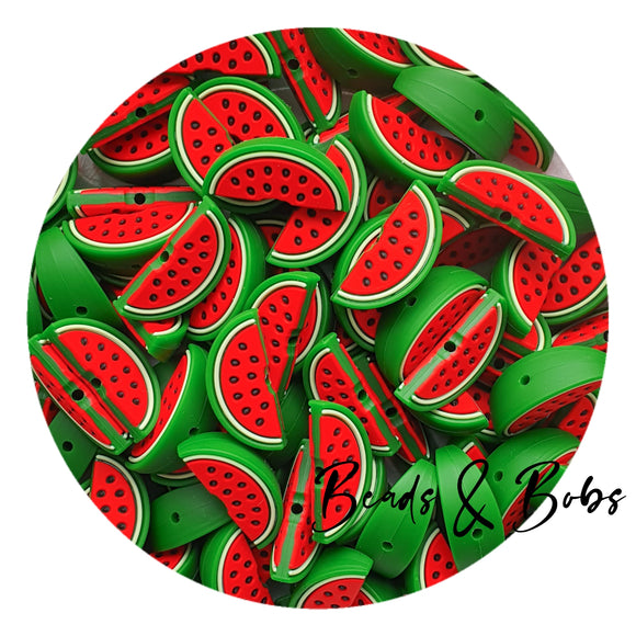 Silicone Watermelon Beads