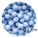 15mm SPIRAL Silicone Beads - 22 Colours