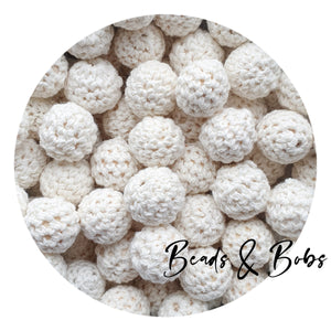 16mm Crochet Wooden Beads - 10 Colours