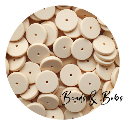 Silicone Disk Beads - 14 Colours