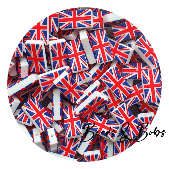 Silicone Flag Beads - 2 Colours