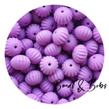 Silicone Scalloped Beads - 8 Colours