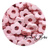 Silicone Flower Beads - 7 Colours